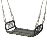 LIFEZEAL Outdoor Schaukel, hängeschaukel aus PE-Rattan & Metall, Hängesitz mit...