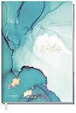 Notizbuch A5 liniert 'Smaragd Gold' von Trendstuff by Häfft - 124 Seiten, 62...