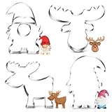 Ausstechformen Weihnachten, Wichtel Weihnachtsmann Plätzchen Ausstecher Set,...