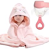 DKDDSSS 2PCS Kapuzenhandtuch Baby, Kuscheliges Handtuch mit Kapuze Weich, Super...