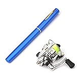 Lixada 1 Mt / 1,4 Mt Tasche Faltbare Angelrute Reel Combo Mini Pen Angelrute Kit...