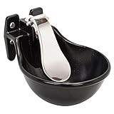 Kerbl Tränkebecken (Farbe schwarz, Wasseranschluss G1/2“, Fassungsvermögen...
