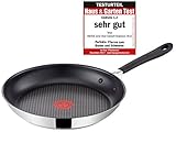 Tefal H80506 Jamie Oliver Edelstahl Bratpfanne 28 cm, Induktion Pfanne mit...