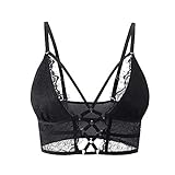 Buitifo Damen Sexy BH Wimpern Camisol Spitzen Bralette Crop Top Weste...