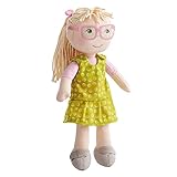 HABA 306529 - Puppe Leonore - Stoffpuppe mit abnehmbarer Brille für Kinder ab...