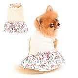 PAIDEFUL Hundeblumenkleid für Kleine Mittelgroße Hunde Katzen Mädchen Weiche...