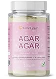 GoodBake Agar-Agar – veganes pflanzliches Geliermittel & Verdickungsmittel –...