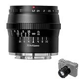 TTARTISAN 50mm F1.2 Objektiv APS-C MF für Fuji X Mount Kameras X-A1 X-A10 X-M1...