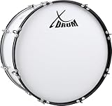 XDrum MBD-220 Marsch Bass Trommel, Fußball Pauke 20' x 12' (6,5 kg, 4 Ösen,...