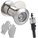 Türspion, 16mm, Spio, Verstellbare Länge, mit Weitwinkel 200 Grad und...