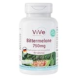 Bittermelone-Extrakt 750mg - 90 Tabletten + Chrompicolinat - vegan -...