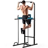 JX FITNESS Kraftturm Power Town Multifunktions Power Tower Dip-Station Fitness...