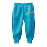 Jungen Thermohose Baumwolle Fleece Jogginghose Kinder Sporthose Sweatpants Boy...