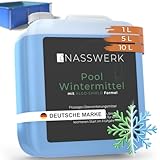 NASSWERK® Pool Wintermittel flüssig 5L | Hocheffektives Pool...