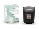 Esteban - Nachfüllbare Duftkerze 180g - Leinenreiner Duft - Hochwertiges Wachs...