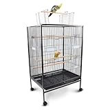 Mobiclinic® Pets, Vogelkäfig, Nymphe, Transporträder, Bremsen, Öffnung nach...