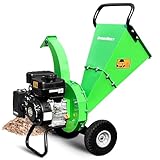 GARDENBEAUT S3 Benzin Häcksler, 7 PS 212 CCM 4-Takt Benzinmotor, max. 76 mm...