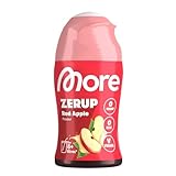 MORE Zerup, Red Apple, 65 ml, für bis zu 8 l Fertiggetränk, zuckerfreier Sirup...