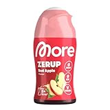 MORE Zerup, Red Apple, 65 ml, für bis zu 8 l Fertiggetränk, zuckerfreier Sirup...