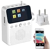 VR-Radio Badradio: 2in1-Steckdosenradio mit DAB+, Bluetooth, Bewegungsmelder,...