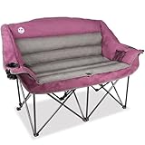 Northroad Faltbare Liegesofa fürs Camping - Doppelter gepolsterter Gartenstuhl...