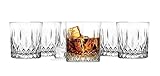 Glasmark KROSNO 1992 Whisky-Gläser Set Gin Bourbon Rum Cocktail Alkohol...