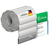 Rollwin ROLLADEN PVC Maxi 52 Hellgrau Gebohrte Endleiste Rolladenpanzer...