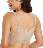 Lemorosy Damen Komfort Starker Halt Vorne Vershcluss Rückenstütze Ungepolstert...