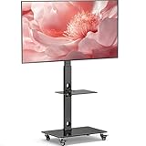 BONTEC TV-Ständer mit Rollen für 30-70 Zoll Plasma-/LCD-/LED-Bildschirme bis...