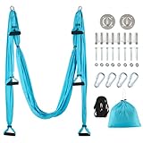 ZELUS Aerial Yogatuch zum Aufhängen Yoga Hängematte Akrobatik Tuch Yoga...