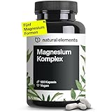 Magnesium Komplex - Premium: Aus 5 hochwertigen Verbindungen - 400mg elementares...