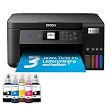 Epson EcoTank ET-2850 A4-Multifunktions-Wi-Fi-Tintentankdrucker, mit einem im...