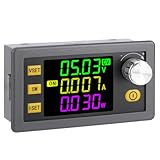 DROK Verstellbarer Buck-Boost-Konverter, Weitwinkel-Farbbildschirm, LCD-Display,...