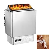 otmechl Elektrischer Saunaofen, 3 kW, 220 V tragbare Saunaheizung für drinnen &...