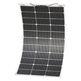 100W Solarpanel 18V Flexibel Solarmodul Monokristallin Solarladegerät für...