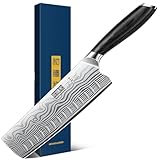 HOSHANHO Kochmesser Japanisches Nakiri Messer, 18 cm Küchenmesser aus...