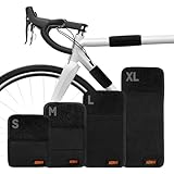 HENMI Fahrrad Rahmenschutz 4er Set,Carbon Rahmenschutz Fahrradträger,Fahrrad...