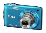 Nikon Coolpix S3300 Digitalkamera (16 Megapixel, 6-Fach Opt. Zoom, 6,7 cm (2,7...