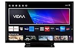 Toshiba Fernseher 24 Zoll Smart TV - VIDAA TV (HD LED TV, HDR, Triple-Tuner)...