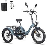 Fafrees F20 Mate E-Bike Dreirad Klapprad 48V 21Ah Akku [ Offiziell ] Herren E...