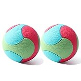 Coogime 2 Stück Hundeball aus Naturkautschuk, Jagdball für Hunde...