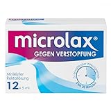 Microlax Klistiere, 12X5 ml, Gel, für Verstopfung