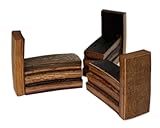 Temesso Untersetzer, Füße aus Holzdauben für Weinfass geölt - Fasserhöhung...