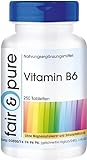 Fair & Pure® - Vitamin B6 Tabletten - vegan - Pyridoxin HCl - 250 Tabletten