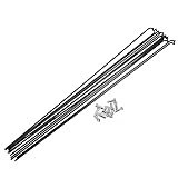 QUARKZMAN 12 Stück 14G J Kurve 286 mm Speichen mit Nippeln für Fahrrad,...