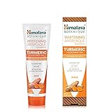 Himalaya Whitening Antiplaque Toothpaste with Turmeric + Coconut Oil for...