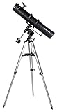 Bresser Spiegelteleskop Galaxia EQ-Sky 114/900 mit Smartphone Kamera Adapter und...