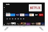 TELEFUNKEN Fernseher 32 Zoll Smart TV (Full HD, HDR, Triple-Tuner, 6 Monate HD+...