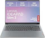 Lenovo IdeaPad Slim 3 Laptop | 16' Display | AMD Ryzen 5 7430U | 16GB RAM |...
