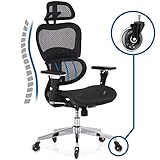 KLIM K800 Ergonomischer Bürostuhl - NEU 2024 - Ergonomischer Sitz mit...